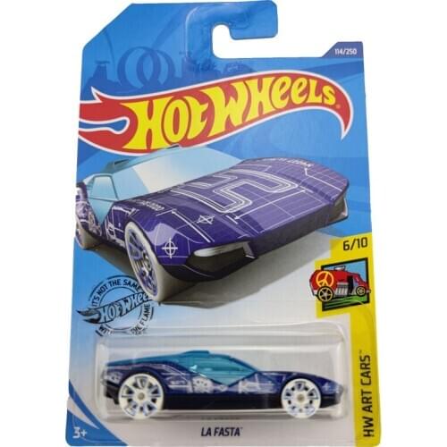 2020-114 Hot Wheels 1:64 Car LA FASTA Metal Diecast Model Car Kids Toys Gift