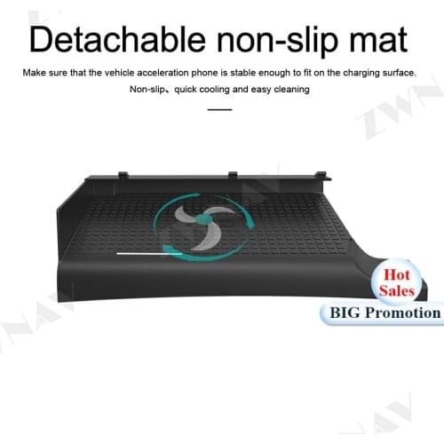 QI Car Wireless Charger For Land Rover Discovery 5 2017 2018 2019 for Iphone for Huawei for Samsung Infrared Sensor Phone Holder