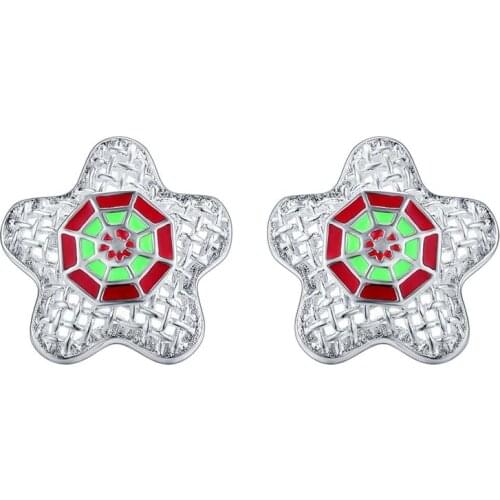 Free shipping high quality silver plated earrings Fashion jewelry WE1015