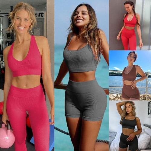 1 pcs Seamless sports pants for Yoga Fitness leggings sexy padded crop tops exercise running shorts Vertical stripe sportswear