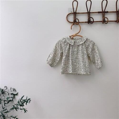 0-24M Newborn Baby Girls Blouse Spring Autumn Long Sleeve Kids Shirt for Girls Tops Children Pullovers Toddler Girls Clothing
