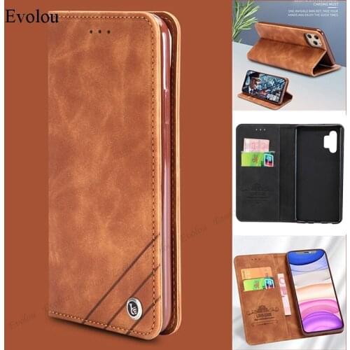 Case For Samsung Galaxy A32 5G A40 A20E A31 A21S A20S A20 A30 A12 A10S Magnetic Flip Slot Card Leather Protective Wallet Cover