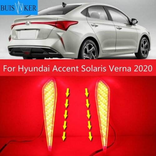 For Hyundai Accent Solaris Verna 2020 Rear High Mount Stop Lamp 3rd Third Brake Light Rear Additional Brake Light