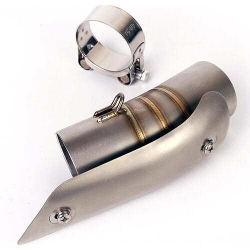 For Suzuki GSXR1000 GSX-R1000 2012-2020 Exhaust Pipe Motorcycle Mid Link Tube Slip On 51mm Muffler Reserve Original Catalust