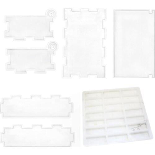 Domino Silicone Mould Set,Dominoes Storage Box Resin Mold Domino Box Mold Cavities Domino Molds for DIY Crafts Making