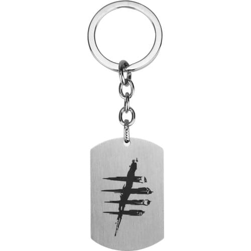 Dongsheng New Design Game Jewelry Dead by Daylight Keychain Dog Tag Pendants Keyrings&Key Chain chaveiro