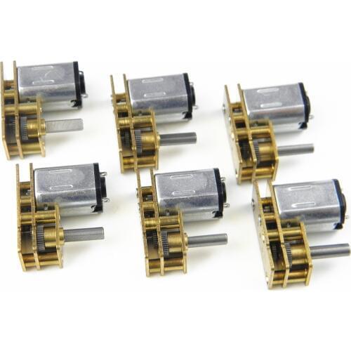 CHANCS DC Motor N20 3V 50RPM Mini Micro Metal Gear Motor With Gearwheel Shaft 10mm Reversed