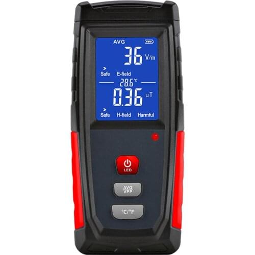 Electromagnetic Field Radiation Detector Tester Portable Emf Meter Rechargeable Handheld Counter Emission Dosimeter Computer
