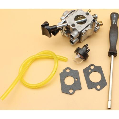 Carburetor Primer Bulb Fuel Line Screwdriver Adjusting Tool Kit Fit STIHL BR 600 550 500 Leaf Blowers Replace Zama C1Q S183