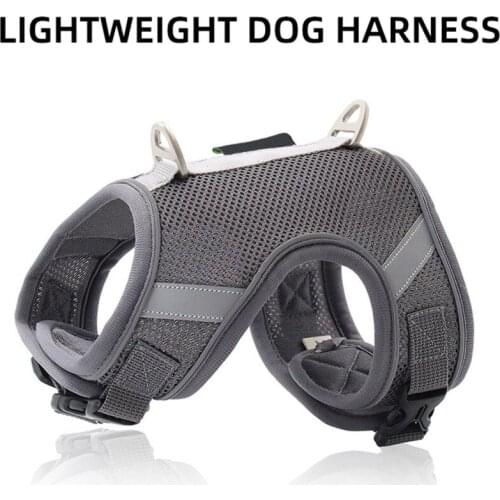Summer Pet Polyester Harness For Leash Reflective Safe Walking Vest For Small And Medium Dogs