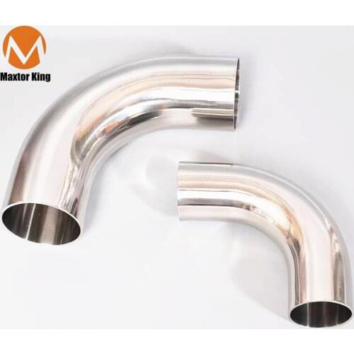 MK 12/16/19/25/32/38/45/51/63/76mm OD SS304 Stainless Steel Sanitary Weld 90 Degree Elbow Tube Butt Pipe Fitting Straight pipe