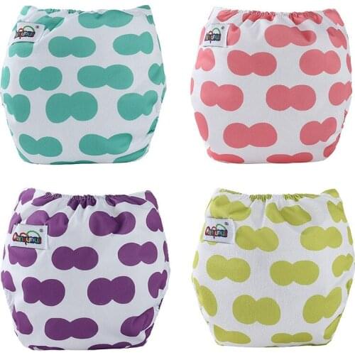 Reusable Washable Cloth Diaper Infant Children Nappy Diapers Cotton Baby Diaper Cute Waterproof Training Potty Pants Underwear