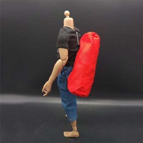 1/6 Scale Man Shoulder Bags Male Sports Backpack Travel Bag Model for 12" Action Figure Body Doll Accessories