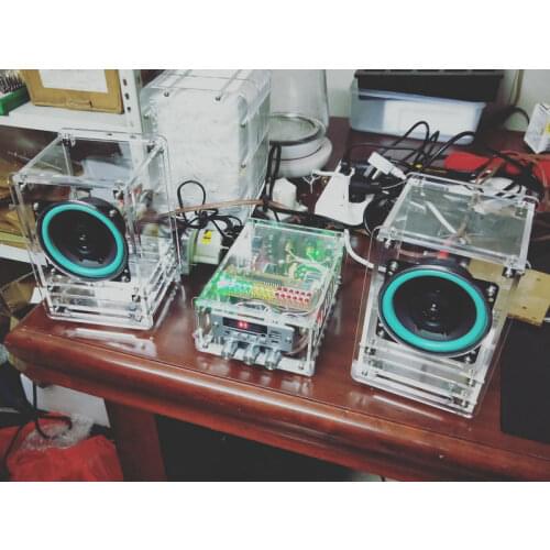 HiFi 2.0 passive speaker 4 inch full frequency labyrinth box coaxial