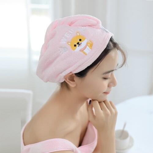 Shower Cap Magic Microfiber Hair Quick Drying Dryer Towel Bath Wrap Cap Quick Hat Turban Dry shower cap hair bonnet