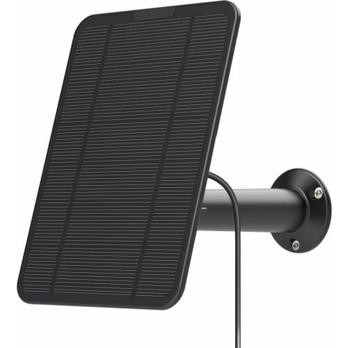 4W Solar Panel for Ring Video Doorbell 3/3 Plus,Weatherproof,13ft Power Cable(Black)