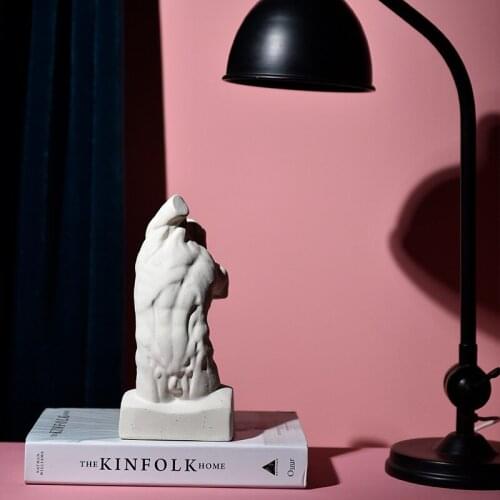 Modern Simple Ceramic Sand Glaze Sport Body Art Sculpture Crafts Ornaments Living Room Bedroom Home Decoration Accessories