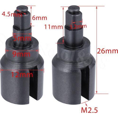 2pcs Steel Metal Driff Outdrives For RC 1/10 Electric Himoto E10XT E10XTL Katana Truggy Upgrade Parts Replacement 33003