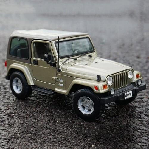 WELLY Diecast 1:18Scale Wrangler Classic Convertible Simulation Alloy Car Model Collectible Souvenir Decoration Hot Toys