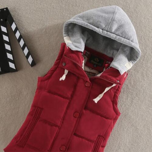 Winter Coat Vest Female Jacket Short Waistcoat for Women Fashionable Vests Womens Jackets Chalecos Para Mujer KJ382