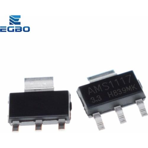 10PCS/LOT Original AMS1117-3.3 AMS1117-3.3V AMS1117 LM1117 1117 Voltage Regulator We only provide good quality