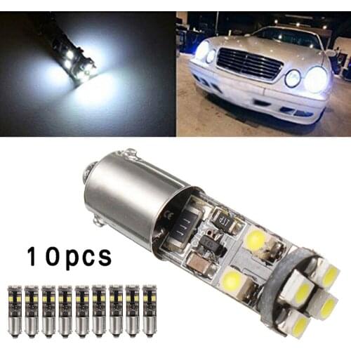 Error-free LED Parking Light 10pcs White 6000K Direct replacement Super bright