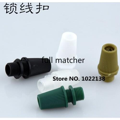 30/50/100/1000 Pieces Cable Grips Plastic Strain Reliefs Cord Clamps For Pendant Light Fixtures Accessories