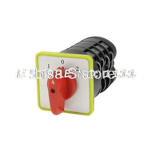 500VAC 16A 16 Terminals 3 Positions Rotary Selector Cam Changeover Switch