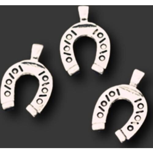 8pcs Silver Color *U* Charm Alloy Pendant For Earring Bracelet DIY Metal Jewelry Handmade Accessories A287