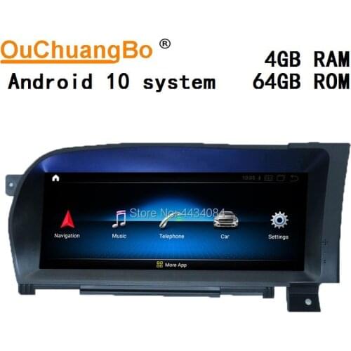 Ouchuangbo car gps stereo for Benz S S280 S300 S320 S350 S600 W221 RHD 2006-2013 support 8 Core 4+64 MS8953 1920*720 android 10