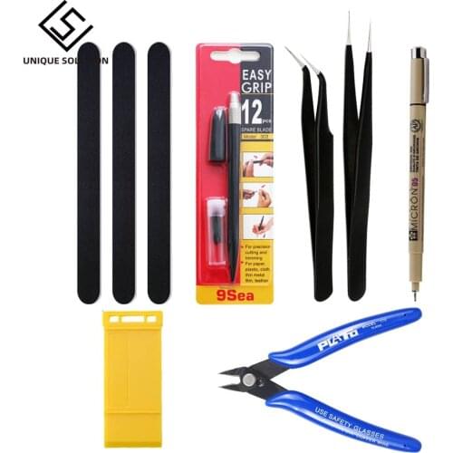 For Gundam Modeler Basic Tools Craft Set For Car Model Building Kit NEW