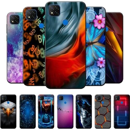 Case For Redmi 9C NFC Case Redmi 9C NFC Colorful Silicone Soft Cover For Xiaomi Redmi 9C NFC Case TPU Bumper on 9C NFC Fundas