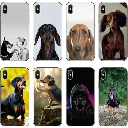 Animal Dachshund Dog Accessories Phone Case For Huawei P30 P20 Pro P10 P9 P8 Lite Y5 Y6 Y7 Y9 P Smart Plus 2018 2019