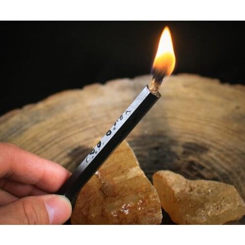 Tinder Wick Hemp Cord With Aluminum Bellows For Outdoor Survival Tinder Rope Survival Fire Starter Camping Well-suited