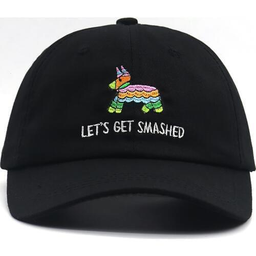 Bachelorette Party hat cap Fashion 100% cotton embroidery rainbowl horse Baseball Cap fashion sports hats simple golf caps unise