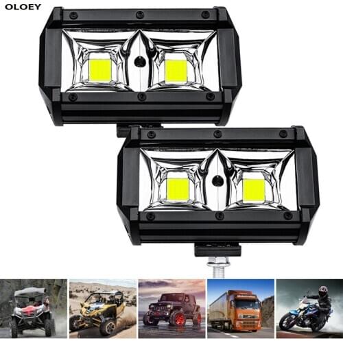 High Brightness Car Work lights Concentrated Car Work fog Lamp 12V 24V 54W For Off-road truck vehicle auxiliary Searchlight