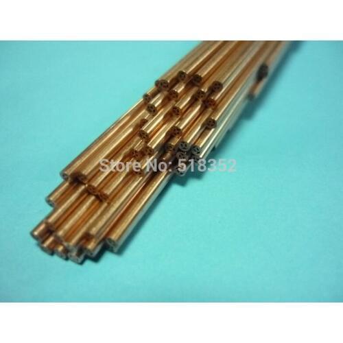 3.5mmx400mm Multihole Ziyang Copper Electrode Tube for EDM Drilling Machines