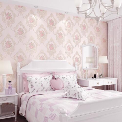 Beautiful Europe Flowers Wallpaper Self Adhesive Non-woven 3d Floral Wallpapers Roll Living Room Bedroom Mural Wall Paper Qz104