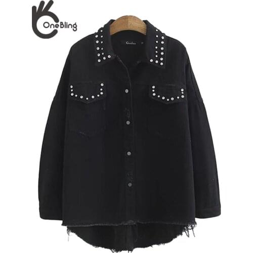 ONEBLING Womens Denim Jackets