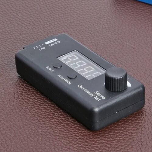 DC 4.8-6V Adjustable Plastic For RC Helicopter ESC Consistency Mini 3 Modes High Performance Tool Digital Servo Tester Accurate