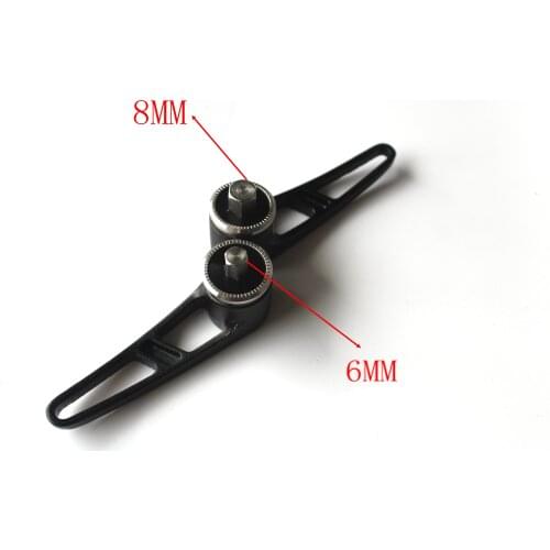 Removable Alloy lever with 8 mm Hex Key compatible with plug-in thru axles with 6mm 8 mm hexagon socket Allen Hex Wrench Tool