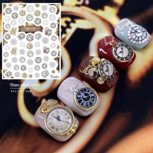 F-611 david design Newest letter series F english letter colorful designs 3d nail art sticker nail decal accessories