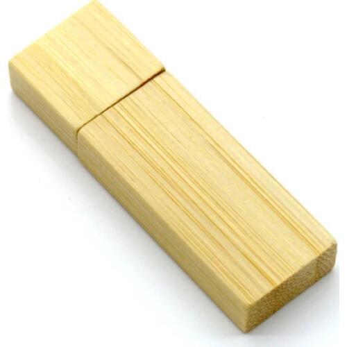 High Quality Rectangle Bamboo Wood USB Flash Drive 1TB 2TB 16GB 32GB Gift USB 3.0 Flash Memory Card Pen Drive Pendrives Gifts