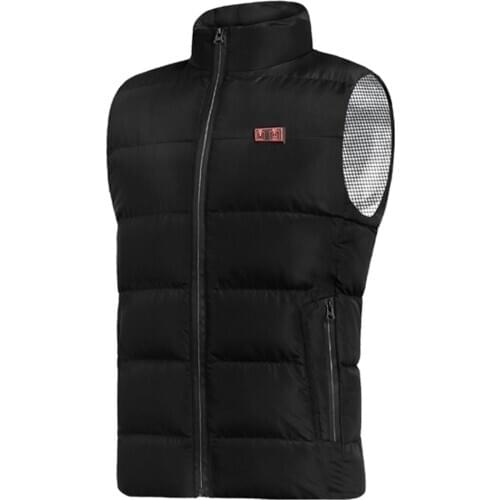 9 Areas Heated Vest Jacket USB Men Winter Electrical Heated Sleevless Jacket Outdoor Fishing Hunting Waistcoat Hiking Vest