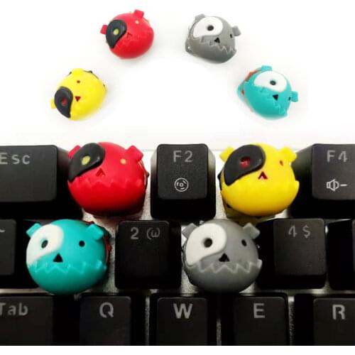 1pc Keyboard Gift Resin Key caps Personalized Keycap Cartoons Mechanical Keyboard Gaming Decoration Accessories