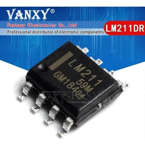 10pcs LM211DR SOP-8 LM211 SOP8 LM211D SOP 211DR