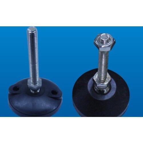 100pcs M12X50-D50 knuckle feet nylon bracket support Adjusting Universal foot Cup