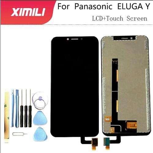 5.8 inch For Panasonic ELUGA Y LCD Display+Touch Screen Digitizer Assembly100%Original New LCD+Touch Digitizer For ELUGA Y Pro