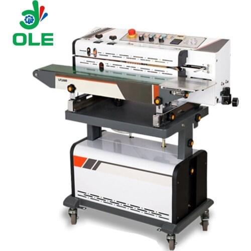 Automatic Snack Food Plastic Bag Nitrogen Gas Filling Sealing Machine With Type Wheel