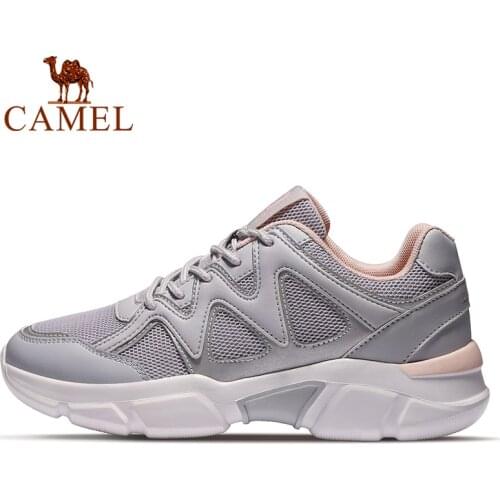 CAMEL Sports Shoes Men Spring Summer Fashion Womens Sneakers Casual Sports Shoes Unisex Breathable Mesh Running Shoes Couples